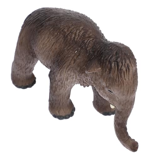 Mipcase Mammutspielzeug Realistische Figur Statue simulierte Tiere süße Tierharz -Ornamente tierische Partydekoration Mini-Tiermodelle Simulation von Tierornamenten Gartentiere Figuren PVC von Mipcase
