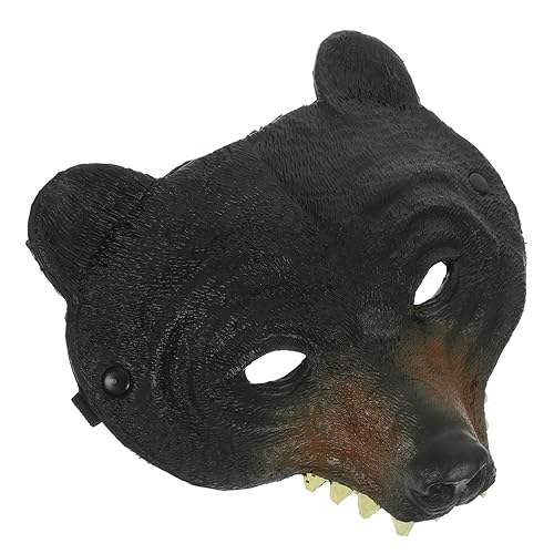Mipcase Maskerade Tiermaske für Karneval und Cosplay Einstellbare Bear Maske Leicht und Angenehm für Halloween und Kostümpartys von Mipcase