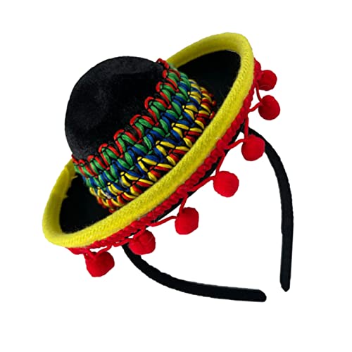 Mipcase Mexikanisches Hut Haarband für Partys Dekoratives Haaraccessoire für Cinco De Mayo Leichtes Bequemes Design für Festlichkeiten Kostümzubehör für Feiern Attraktives Party Headband Mipcase Mexikanisches Hut Haarband für Partys Dekoratives Haaraccessoire für Cinco De Mayo Leichtes Bequemes Design für Festlichkeiten Kostümzubehör für Feiern Attraktives Party Headband von Mipcase