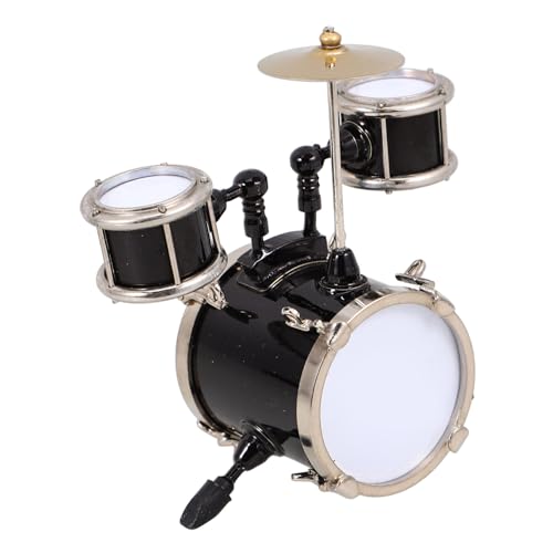Mipcase Mini Jazz Drum Model Puppe Miniatur Mini-Instrumente kleines Instrument für Party Mini-Musikinstrument Zubehör Musikalische Dekoration Metall Mipcase Mini Jazz Drum Model Puppe Miniatur Mini-Instrumente kleines Instrument für Party Mini-Musikinstrument Zubehör Musikalische Dekoration Metall von Mipcase