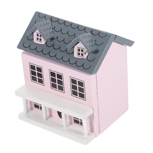 Mipcase Mini-Möbel Mini-Hausverzierung winziges für Puppenhaus Dekoration Miniature House miniaturhaus dollhaus Decorations Mikrolandschaftsornament Mini-Villen-Angebot hölzern Rosa von Mipcase