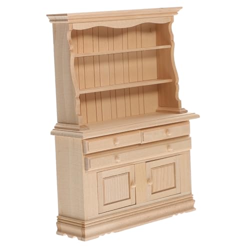 Mipcase Möbel Miniaturschrank Modell für Puppenhaus DIY Holzregal mit Lebendigem Detail für Wohnzimmer Esszimmer und Schlafzimmer Dekoration Mipcase Möbel Miniaturschrank Modell für Puppenhaus DIY Holzregal mit Lebendigem Detail für Wohnzimmer Esszimmer und Schlafzimmer Dekoration von Mipcase