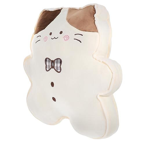 Mipcase Plüsch Katze Stofftier Weiches Kuscheltier aus Niedliches Katzenplüschtier für Mädchen Geburtstagsgeschenk Dekoratives Kuschelkissen von Mipcase