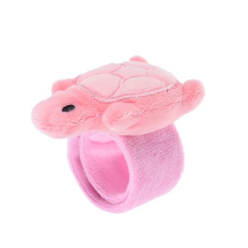 Mipcase Plüschpuppenarmband Tierarmband Animal-Slap-Armbänder Slap Armbänder Kuscheltier-Klapparmbänder für Animal-Slap-Armband PP Baumwolle Rosa von Mipcase