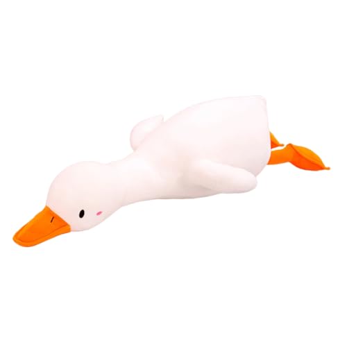 Mipcase Plüschspielzeug Duck Puppe Kuscheltier Kissen Kinderspielzeug Cartoon- Simulierter Schmuck Cartoon - Puppe Für Weiß Daunen Baumwolle von Mipcase