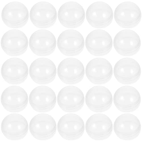 Mipcase 50 Stück Gacha-Schale Plastikkapselbälle Dekor für zu Hause Hochzeitsdekoration aufbewahrungsdose Babymobile Geschenkverpackungsball Kinderbälle Spielzeug Miniatur Eier von Mipcase