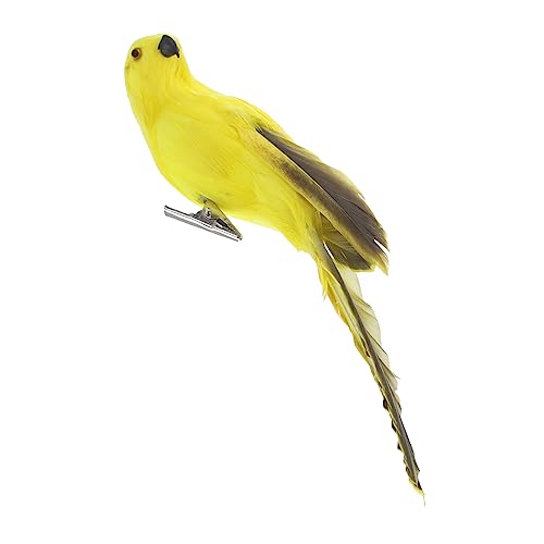 Mipcase Simulierte Papageienverzierung Dekoration Ornamente Gefiedert Papageienspielzeug Künstliche Vögel Klein Simulation Dekorativ Realistisch Yellow Künstliche Feder Mipcase Simulierte Papageienverzierung Dekoration Ornamente Gefiedert Papageienspielzeug Künstliche Vögel Klein Simulation Dekorativ Realistisch Yellow Künstliche Feder von Mipcase