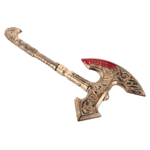 Mipcase Simulierte Waffenprops Zubehör gefälschte Halloween- Bühnenleistungsprop Filmrequisiten Halloween -Party -Requisite gefälschter Axtkopf Plastik Golden Mipcase Simulierte Waffenprops Zubehör gefälschte Halloween- Bühnenleistungsprop Filmrequisiten Halloween -Party -Requisite gefälschter Axtkopf Plastik Golden von Mipcase