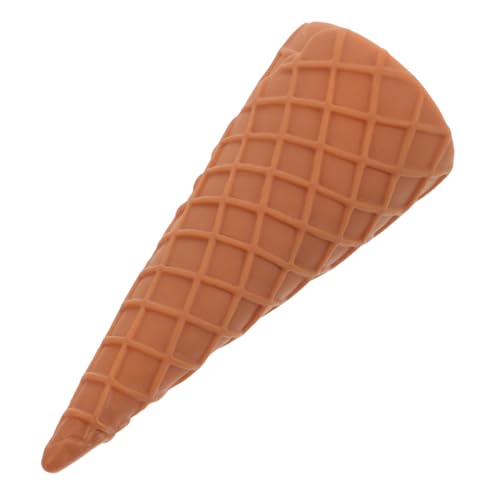 Mipcase Simuliertes Eiscreme -Eierschale Künstliche Lebensmittel-Requisiten Stellen Sie Sich Eistüten vor Lebensmitteldekor Simulationsfutter PVC Light Brown Mipcase Simuliertes Eiscreme -Eierschale Künstliche Lebensmittel-Requisiten Stellen Sie Sich Eistüten vor Lebensmitteldekor Simulationsfutter PVC Light Brown von Mipcase