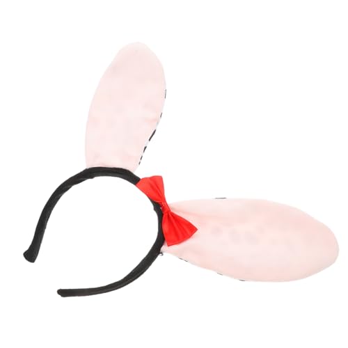 Mipcase Stirnband mit Hundeohren Dalmatiner Kostüm Damen Ohren Hundeohren Dalmatiner dalmatinisches Kostümzubehör Halloween-Tierohren Welpenhundohren Welpenkostüm Stoff rot Mipcase Stirnband mit Hundeohren Dalmatiner Kostüm Damen Ohren Hundeohren Dalmatiner dalmatinisches Kostümzubehör Halloween-Tierohren Welpenhundohren Welpenkostüm Stoff rot von Mipcase