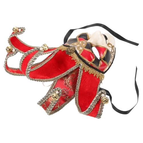Mipcase Venezianische Party Maske aus Kunststoff Leichte Langlebige Festival Maske mit Auffälligem Design Geeignet für Halloween Karneval Kostümparty Cosplay und Maskenball Mipcase Venezianische Party Maske aus Kunststoff Leichte Langlebige Festival Maske mit Auffälligem Design Geeignet für Halloween Karneval Kostümparty Cosplay und Maskenball von Mipcase