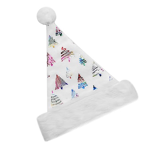 Mipcase Weiche Weihnachtsmütze mit Buntem Tannenbaum Warmes Plüschmaterial Unisex Weihnachtskostüm für Party Festliche Dekoration und Cosplay Geeignet Mipcase Weiche Weihnachtsmütze mit Buntem Tannenbaum Warmes Plüschmaterial Unisex Weihnachtskostüm für Party Festliche Dekoration und Cosplay Geeignet von Mipcase