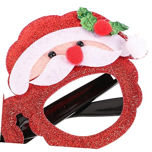 Mipcase Weihnachtliche Brille und Rote Weihnachtsmütze Kreatives Party Accessoire für Erwachsene und Komfortabel Robust mit Klassischem Festtagsdesign für Xmas Feier und Cosplay Mipcase Weihnachtliche Brille und Rote Weihnachtsmütze Kreatives Party Accessoire für Erwachsene und Komfortabel Robust mit Klassischem Festtagsdesign für Xmas Feier und Cosplay von Mipcase