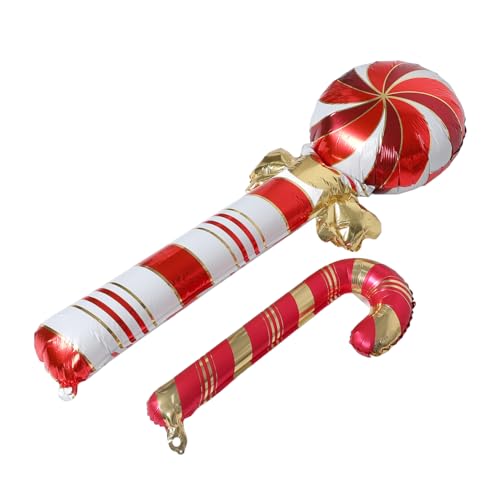 Mipcase Weihnachtliche Folienballons Zuckerstangen Design Große Rote Candy Cane Ballons Niedliche Aluminium Folienballons als Partydeko und Fotorequisiten für Festliche Weihnachtsfeiern Mipcase Weihnachtliche Folienballons Zuckerstangen Design Große Rote Candy Cane Ballons Niedliche Aluminium Folienballons als Partydeko und Fotorequisiten für Festliche Weihnachtsfeiern von Mipcase