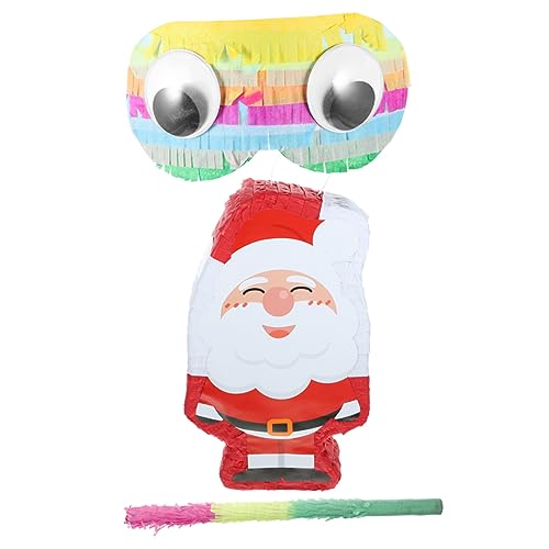 Mipcase Weihnachtliche Santa Claus Pinata Teiliges mit und Augenmaske Kreative Partydeko für Kindergeburtstag Familienfeier und Festliche Xmas Feiern Mipcase Weihnachtliche Santa Claus Pinata Teiliges mit und Augenmaske Kreative Partydeko für Kindergeburtstag Familienfeier und Festliche Xmas Feiern von Mipcase