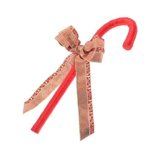 Mipcase Weihnachtlicher Bowknot Kostüm Gehstock Langlebiger Cosplay Stock mit Schleifen Vielseitiger Party Requisit für Bühne Karneval Valentinstag und Festliche Anlässe von Mipcase