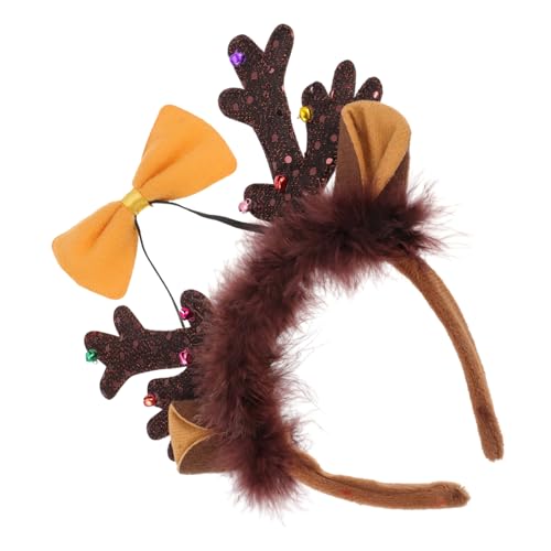 Mipcase Weihnachtliches Rentier Haarband mit Schleife Festliche Xmas Party Haarreife Niedliche Kopfbedeckung für Damen und Mädchen Vielseitiges Weihnachtskostüm Accessoire Mipcase Weihnachtliches Rentier Haarband mit Schleife Festliche Xmas Party Haarreife Niedliche Kopfbedeckung für Damen und Mädchen Vielseitiges Weihnachtskostüm Accessoire von Mipcase