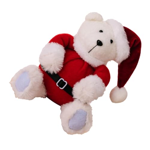 Mipcase Weihnachtsbärenpuppe Plüschbär Bär Puppe Kuscheltier Weihnachtsfeier gefallen Plüschweste Bär süßer Bär ausgestopftes Bärentier Bär gefüllte Puppe Stoff Mipcase Weihnachtsbärenpuppe Plüschbär Bär Puppe Kuscheltier Weihnachtsfeier gefallen Plüschweste Bär süßer Bär ausgestopftes Bärentier Bär gefüllte Puppe Stoff von Mipcase