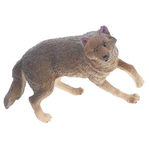 Mipcase Wolf Dekoration aus Kunststoff Realistisches Mini Wolf Modell für Garten Dekoration Leicht und Langlebig für Kognitive Entwicklung Mipcase Wolf Dekoration aus Kunststoff Realistisches Mini Wolf Modell für Garten Dekoration Leicht und Langlebig für Kognitive Entwicklung von Mipcase