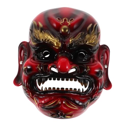 Mipcase der Vermögensmaske Walking Dead-Masken Realistische Gesichtsmaske Halloween Scary Maske Kostüm beängstigende Maske Cosplay -Masken Maskerade Harz rot von Mipcase