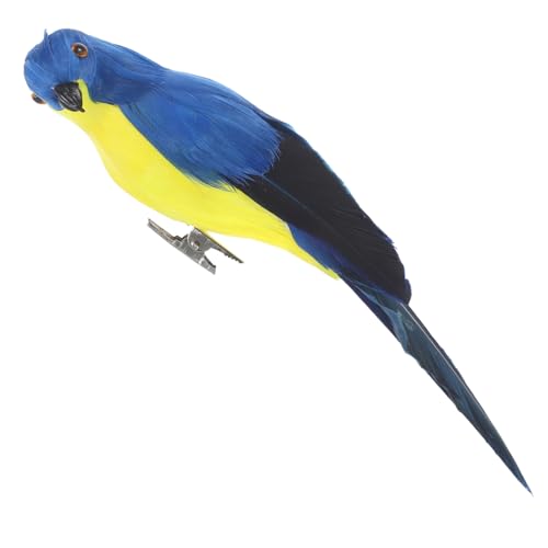 Mipcase simulierte Papageienverzierung gefiedert Dekoration realistisch Ornament für Papageienvogel papagei Papagei-Statue Simulationsvogelfigur künstliche Feder Blue Mipcase simulierte Papageienverzierung gefiedert Dekoration realistisch Ornament für Papageienvogel papagei Papagei-Statue Simulationsvogelfigur künstliche Feder Blue von Mipcase