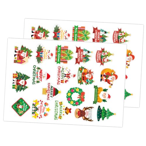 Mipcase wasserdichte Weihnachtsaufkleber Teilig mit Vielfältigen Motiven für Geschenke Umschläge Wasserflaschen Laptops Koffer und DIY Dekoration zu Weihnachten Mipcase wasserdichte Weihnachtsaufkleber Teilig mit Vielfältigen Motiven für Geschenke Umschläge Wasserflaschen Laptops Koffer und DIY Dekoration zu Weihnachten von Mipcase