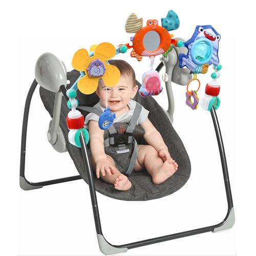 Baby hängende Spielbogen Anhänger Spielzeug Kinderwagen Buggy für Mädchen Junge Biene Krabbe Motiv von Miracle Baby