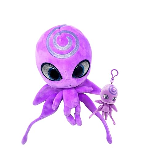 Miraculous Ladybug – Kwami Plüsch-Set, Mon Ami, 22,9 cm Plüsch mit Harzaugen und lebensgroßes Stofftier mit passendem Rucksack, Schlüsselanhänger, Spielzeug für Kinder – Nooroo Miraculous Ladybug – Kwami Plüsch-Set, Mon Ami, 22,9 cm Plüsch mit Harzaugen und lebensgroßes Stofftier mit passendem Rucksack, Schlüsselanhänger, Spielzeug für Kinder – Nooroo von Miraculous