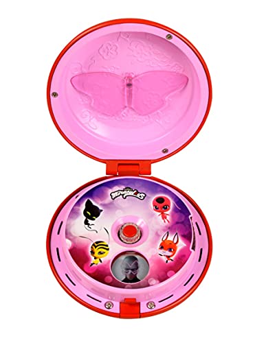 Bandai Miraculous Ladybug Yoyo Kommunikator, Marienkäfer-Zubehör, Spielzeug-Telefon für Rollenspiele, lustig, wunderbar: Geschichten von Marienkäfer & Katze Noir Kinderspielzeug für Verkleidungsspiele von Miraculous