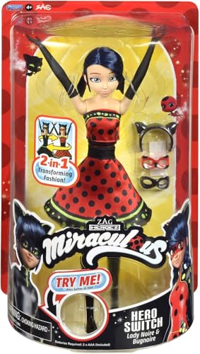 Miraculous Playmates Toys Hero Switch Ladybug 26,7 cm Modepuppe von Miraculous