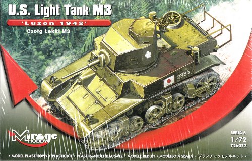 Mirage Hobby 726072, échelle 1:72, M3 CHAR LEGER 'Luzon en 1942, Kit de modèle en plastique von Mirage Hobby