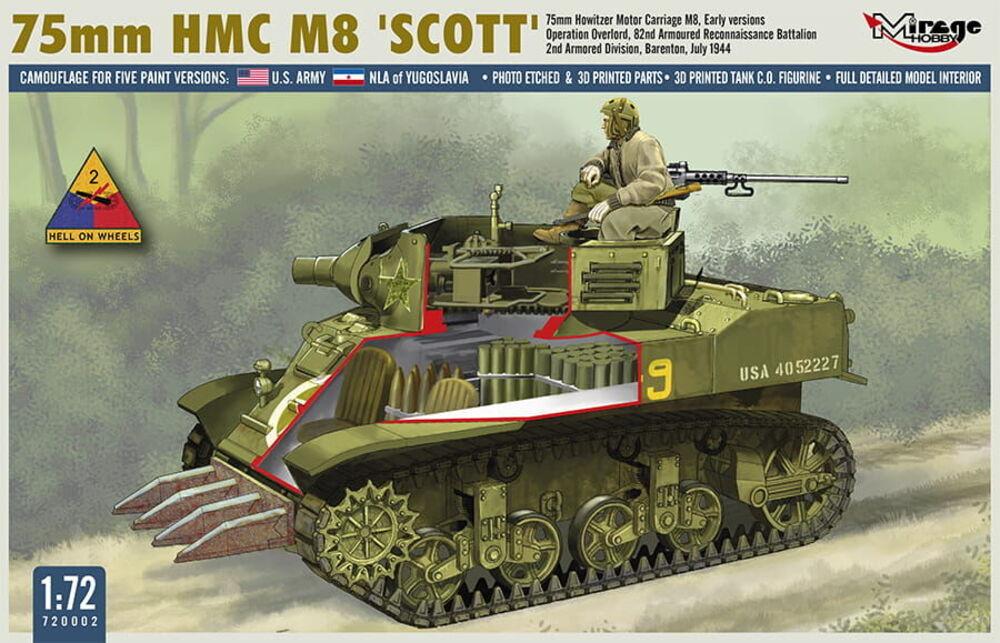 75mm HMC M8 Scott Early Version 75mm HMC M8 Scott Early Version von Mirage Hobby
