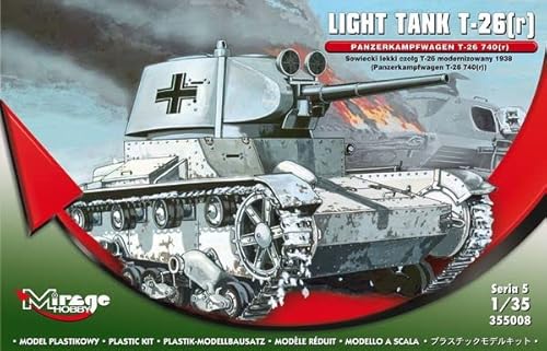 Mirage Hobby 355008 - 1:35 Light Tank T-26(r) Panzerkampfwagen T-26 740(r) Serie 5 von Mirage Hobby