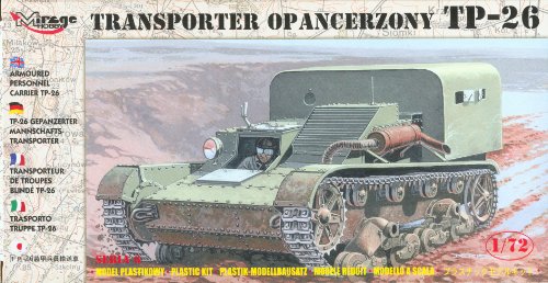 Mirage Hobby 72608 - Gep. Mannschaftstransporter TP-26, Panzer Mirage Hobby 72608 - Gep. Mannschaftstransporter TP-26, Panzer von Mirage Hobby