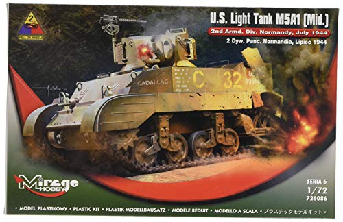Mirage Hobby 726086 - Modellbausatz U S Light Tank M5A1 Mid Mirage Hobby 726086 - Modellbausatz U S Light Tank M5A1 Mid von Mirage Hobby