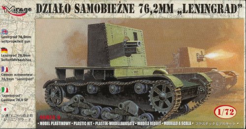 Mirage Hobby 72627 - Selbstfahrhaubitze 76.2 mm Leningrad, Panzer von Mirage Hobby