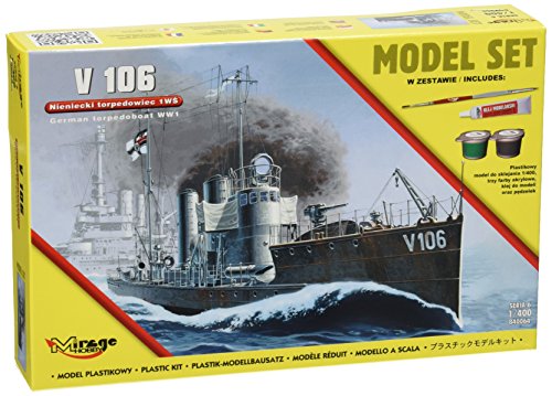 Mirage Hobby 840064 - Modellbausatz V 106 German WWI Torpedo Ship von Mirage Hobby