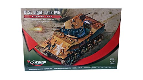 Mirage Hobby US Light M5 Tunesien Tank (Maßstab 1:72) von Mirage Hobby