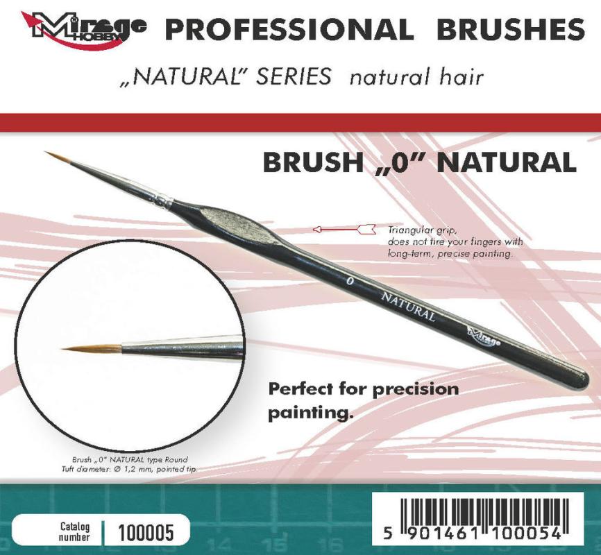 Pinsel - Natural - Size 0 Pinsel - Natural - Size 0 von Mirage Hobby