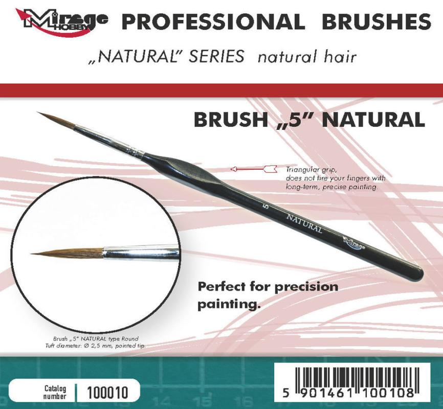 Pinsel - Natural - Size 5 Pinsel - Natural - Size 5 von Mirage Hobby