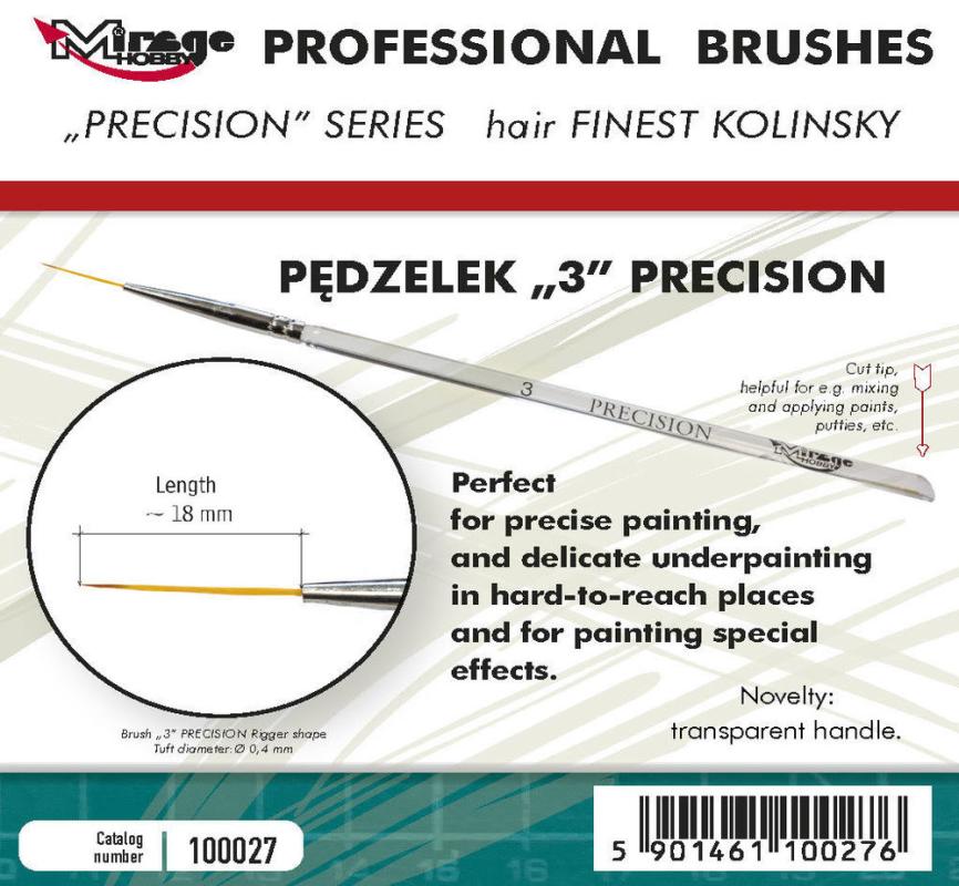 Pinsel - Precision Kolinsky - Size 3 Pinsel - Precision Kolinsky - Size 3 von Mirage Hobby