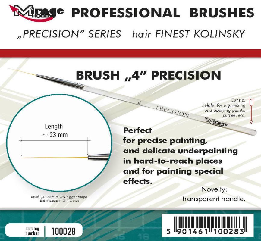 Pinsel - Precision Kolinsky - Size 4 Pinsel - Precision Kolinsky - Size 4 von Mirage Hobby