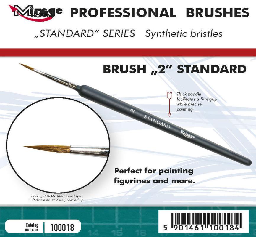 Pinsel - Standard - Size 2 Pinsel - Standard - Size 2 von Mirage Hobby