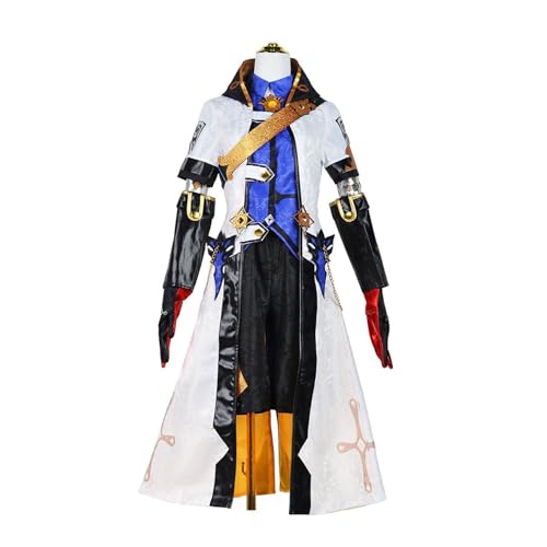 Mirodo Albedo Cosplay Kostüm Anime Unisex Kampfuniform Anzug Halloween Party,Set-XS von Mirodo