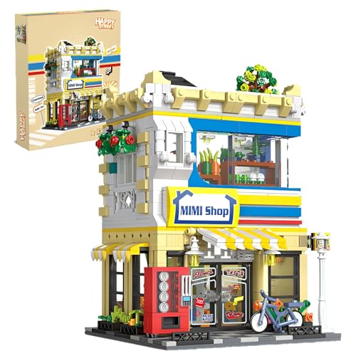 Mini-Shop-Bausatz – 1389-teiliger Bausatz für Stadtansicht, Gemeinschaftsmodell, Dekoration für das Homeoffice, Spielzeug für die Mint-Bildung, kreatives Geschenk für Erwachsene, Kinder ab 6 Jahren Mini-Shop-Bausatz – 1389-teiliger Bausatz für Stadtansicht, Gemeinschaftsmodell, Dekoration für das Homeoffice, Spielzeug für die Mint-Bildung, kreatives Geschenk für Erwachsene, Kinder ab 6 Jahren von MirthMakers