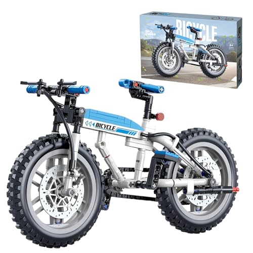 MirthMakers Blaues Mountainbike-Bausteinset – 228-teiliges Offroad-Fahrrad-Modell, STEM-Lernspielzeug, Deko für Zuhause & Büro, Erwachsene & Kinder ab 6 Jahren MirthMakers Blaues Mountainbike-Bausteinset – 228-teiliges Offroad-Fahrrad-Modell, STEM-Lernspielzeug, Deko für Zuhause & Büro, Erwachsene & Kinder ab 6 Jahren von MirthMakers