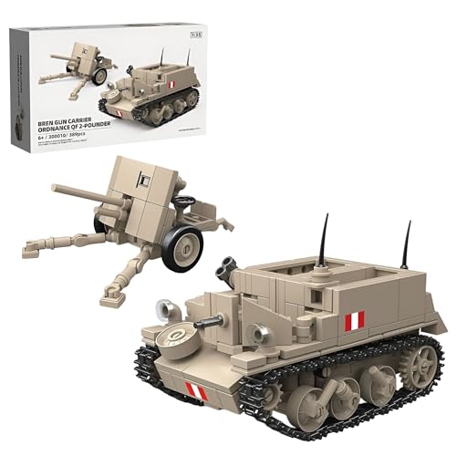 MirthMakers Bren Gun Carrier Bausatz – 389 Teile, Militärfahrzeug-Bausatz im Maßstab 1:35 aus dem Zweiten Weltkrieg mit Abnehmbarer 2-Pfünder-Kanone, Kreatives Geschenk für Erwachsene und Kinder MirthMakers Bren Gun Carrier Bausatz – 389 Teile, Militärfahrzeug-Bausatz im Maßstab 1:35 aus dem Zweiten Weltkrieg mit Abnehmbarer 2-Pfünder-Kanone, Kreatives Geschenk für Erwachsene und Kinder von MirthMakers