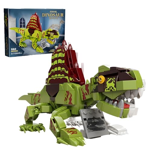 MirthMakers Dimetrodon Semi Fossil Building Block Set – 415-teiliges Doppelseitiges Dinosaurier-Skelett-Bausatz, Homeoffice Dekor, STEM-Lernspielzeug, Dino-Modell, Kinder und Erwachsene MirthMakers Dimetrodon Semi Fossil Building Block Set – 415-teiliges Doppelseitiges Dinosaurier-Skelett-Bausatz, Homeoffice Dekor, STEM-Lernspielzeug, Dino-Modell, Kinder und Erwachsene von MirthMakers