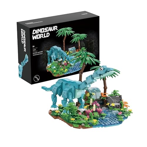 MirthMakers Dinosaurier Bausteinset – 541-teiliges Brachiosaurus-Modell mit Dino-Park Szene, STEM-Lernspielzeug, Coole Büro und Wohnzimmerdeko – Kreatives Geschenk für Erwachsene, Kinder MirthMakers Dinosaurier Bausteinset – 541-teiliges Brachiosaurus-Modell mit Dino-Park Szene, STEM-Lernspielzeug, Coole Büro und Wohnzimmerdeko – Kreatives Geschenk für Erwachsene, Kinder von MirthMakers
