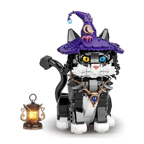 MirthMakers Magic Cat Baustein-Set – 1128-teiliges Zauberhaustier-Set, Sammlermodell Einer Katze, Deko für Zuhause und Büro, STEM-Lernspielzeug – Kreatives Geschenk für Erwachsene, Kinder ab 8 Jahren MirthMakers Magic Cat Baustein-Set – 1128-teiliges Zauberhaustier-Set, Sammlermodell Einer Katze, Deko für Zuhause und Büro, STEM-Lernspielzeug – Kreatives Geschenk für Erwachsene, Kinder ab 8 Jahren von MirthMakers